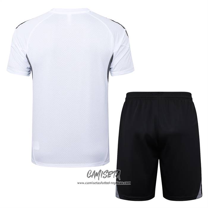 Chandal del Inter Miami 2025-2026 Manga Corta Blanco - Pantalon Corto